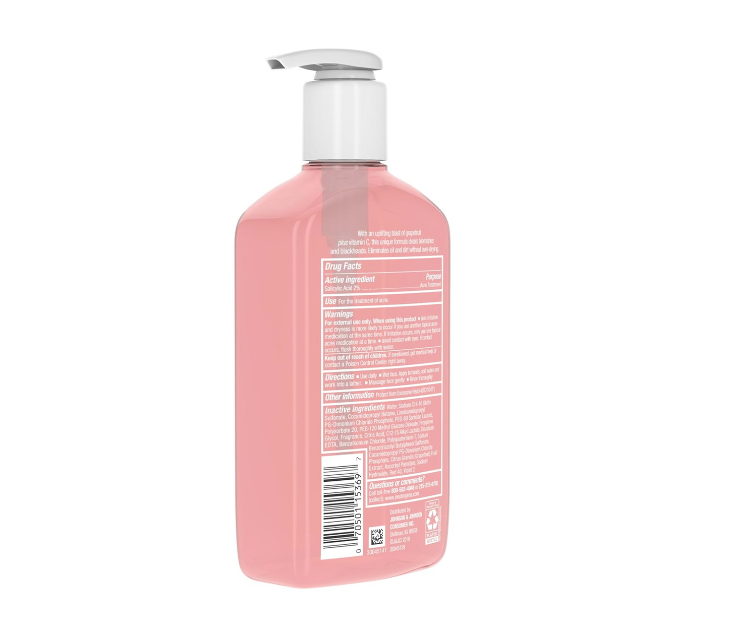 Neutrogena - Oil-Free Acne Wash (Pink Grapefruit Cleanser)