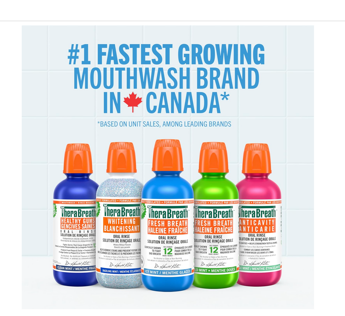 TheraBreath Fresh Breath Mouthwash: Icy Mint Flavor