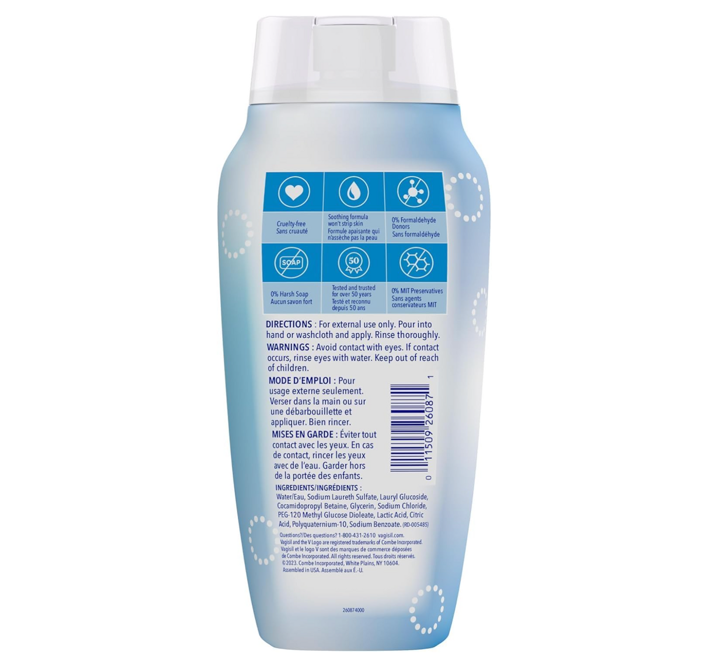 Vagisil: Fragrance Free Feminine Wash (360ml)