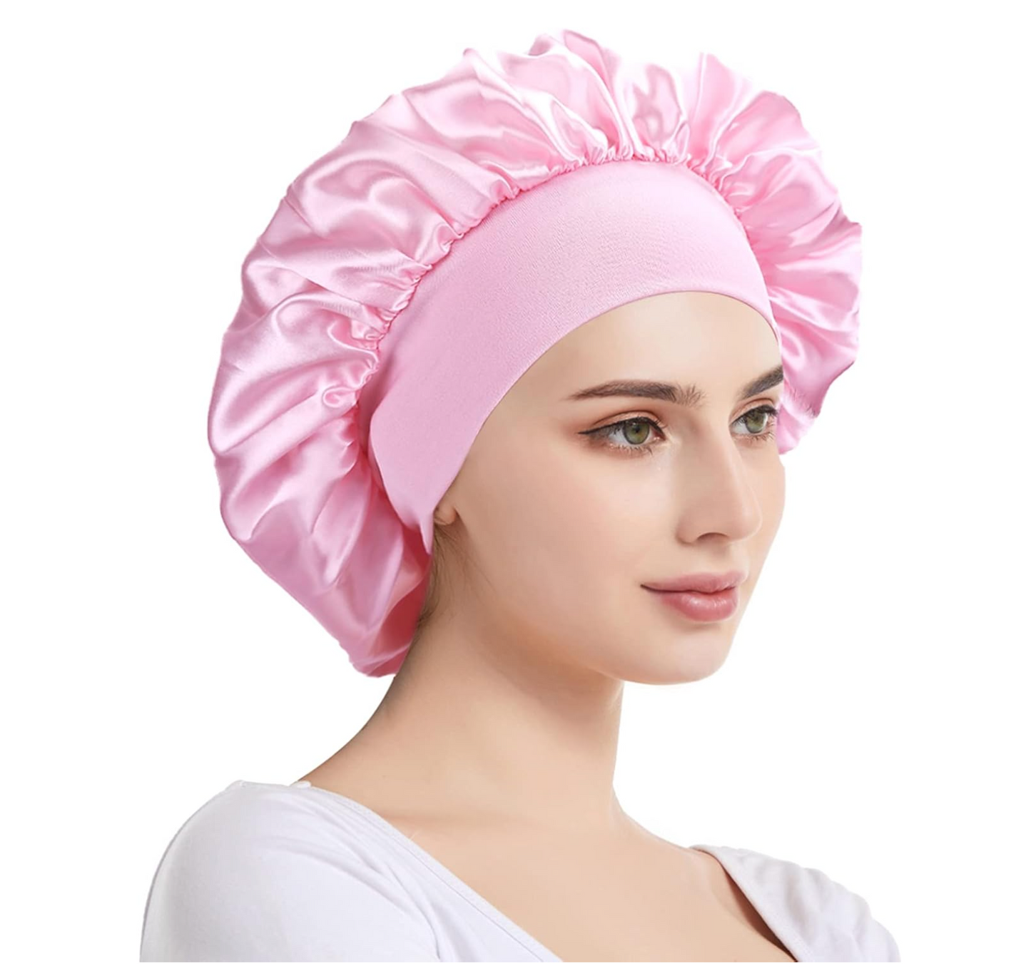 Satin Bonnet: (Pink)