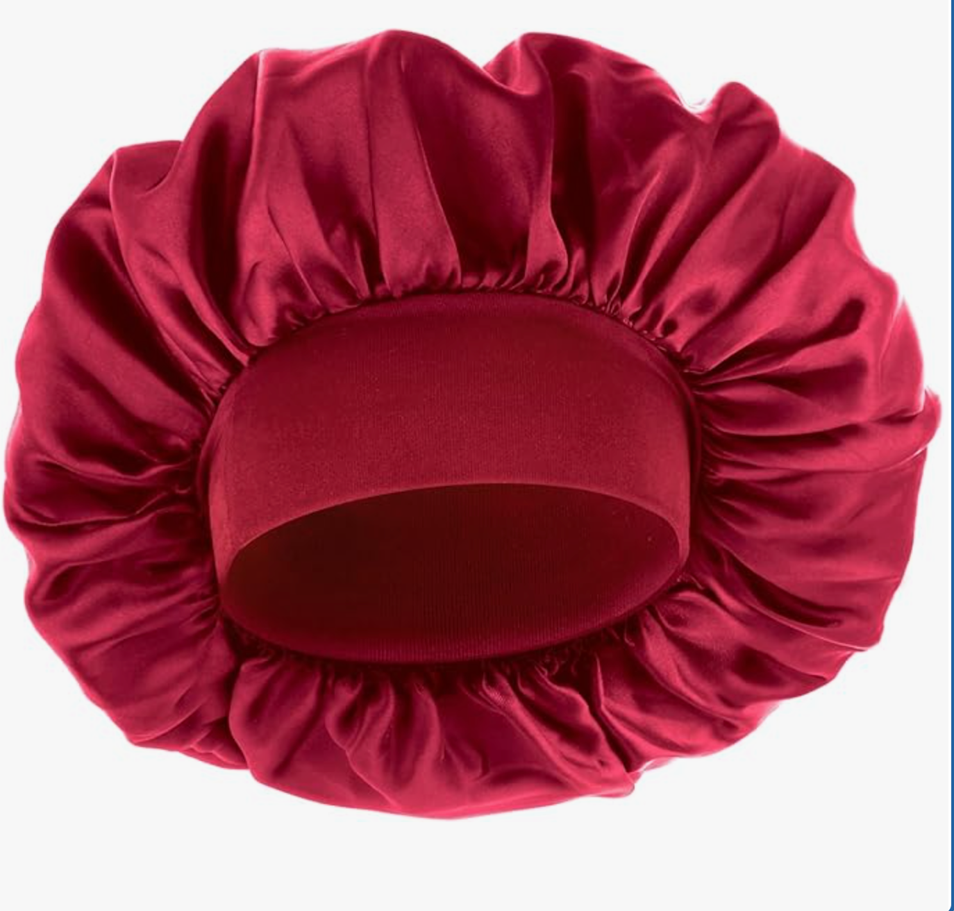 Satin Bonnet: (Red)