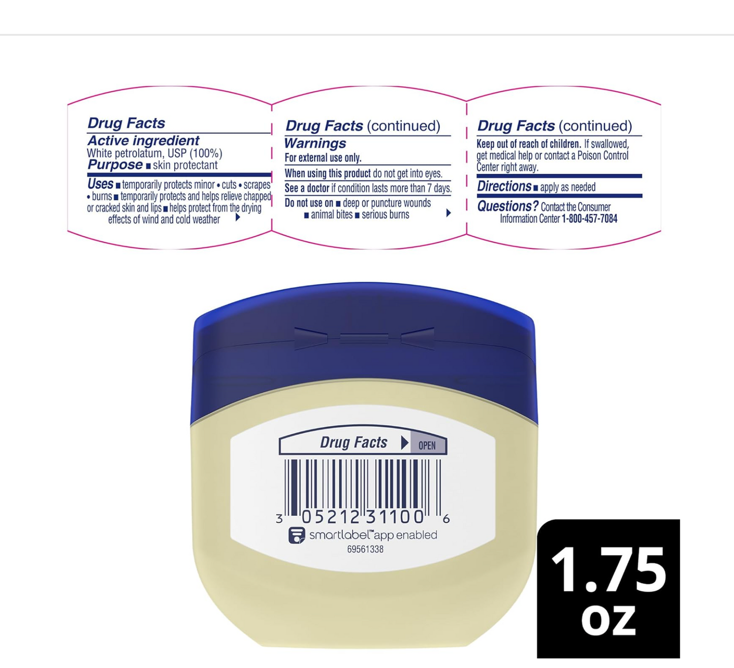 Vaseline: Original Healing Jelly (49g)