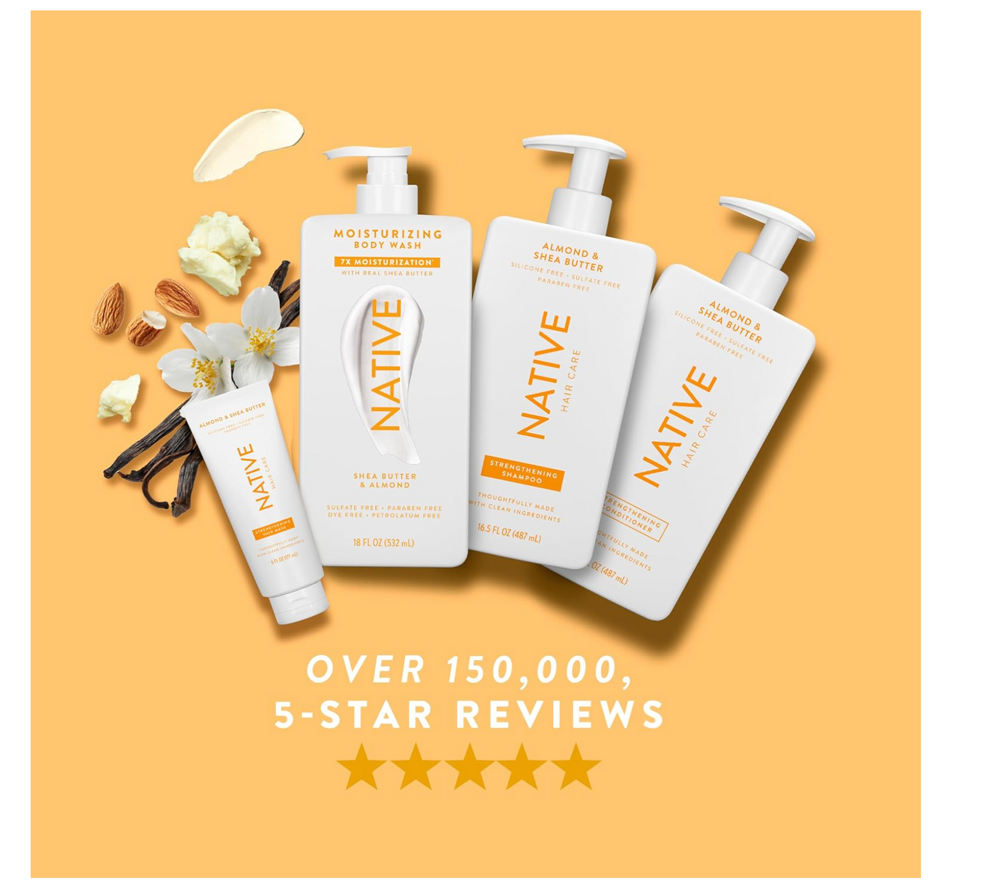 Native Body Wash: Shea Butter & Almond