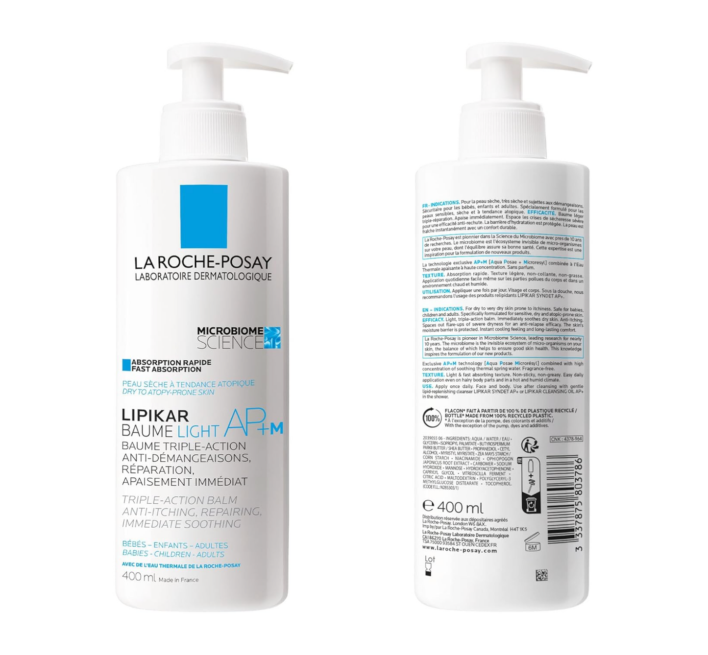 La Roche-Posay: Lipikar Baume AP+M, Body Lotion (400mL)