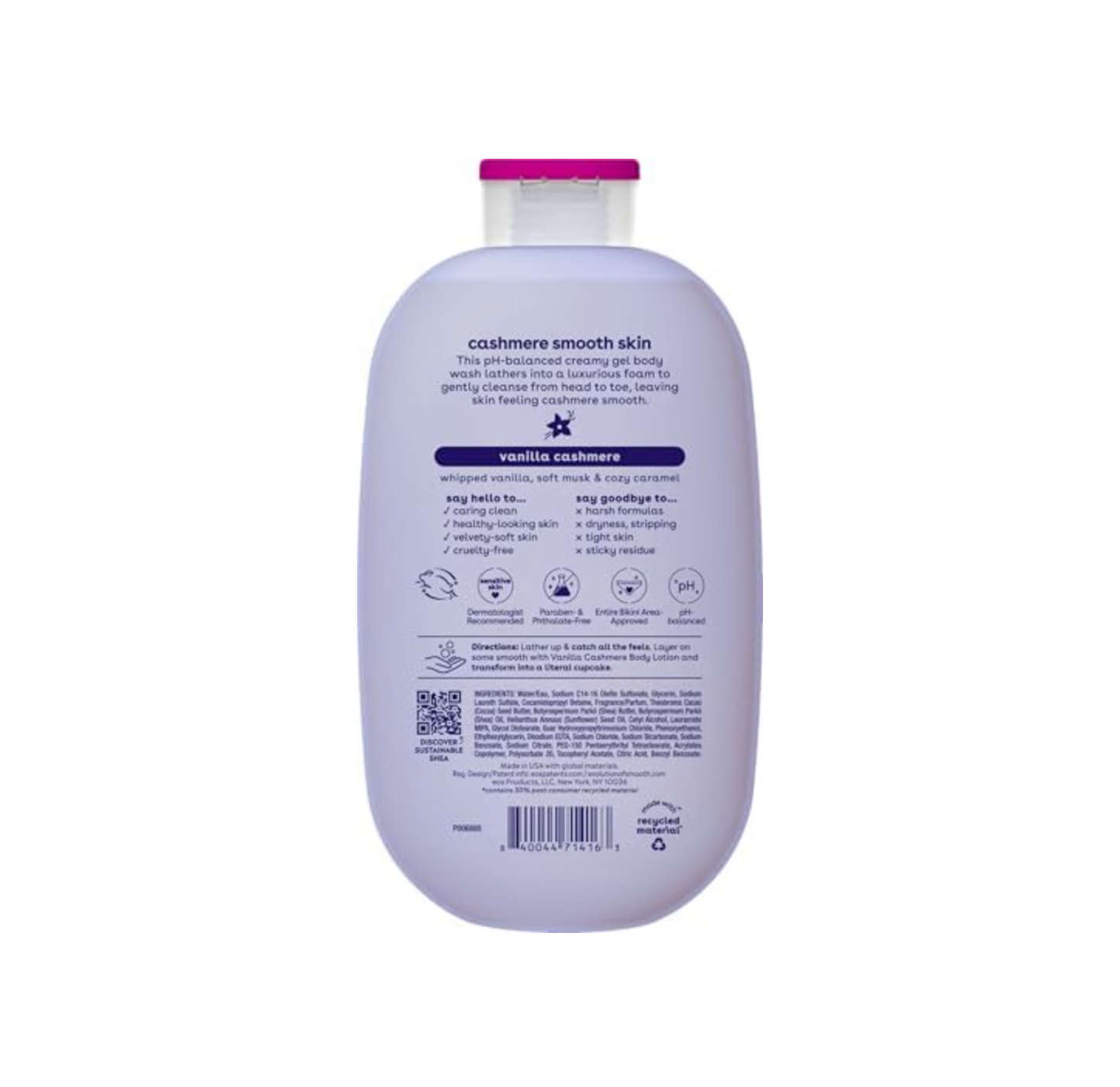 EOS: Shea Better Body Wash, Vanilla Cashmere, 16 fl oz