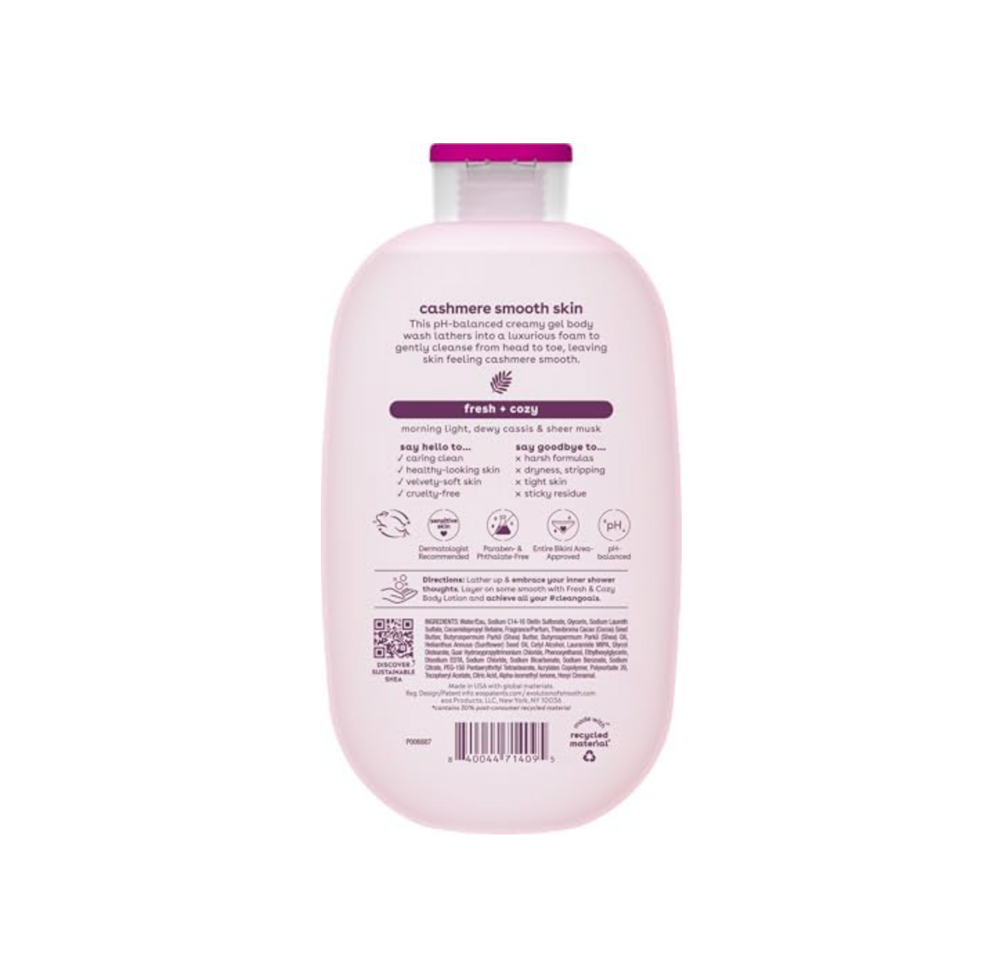 EOS: Cashmere Body Wash, Fresh & Cozy, 16 fl oz