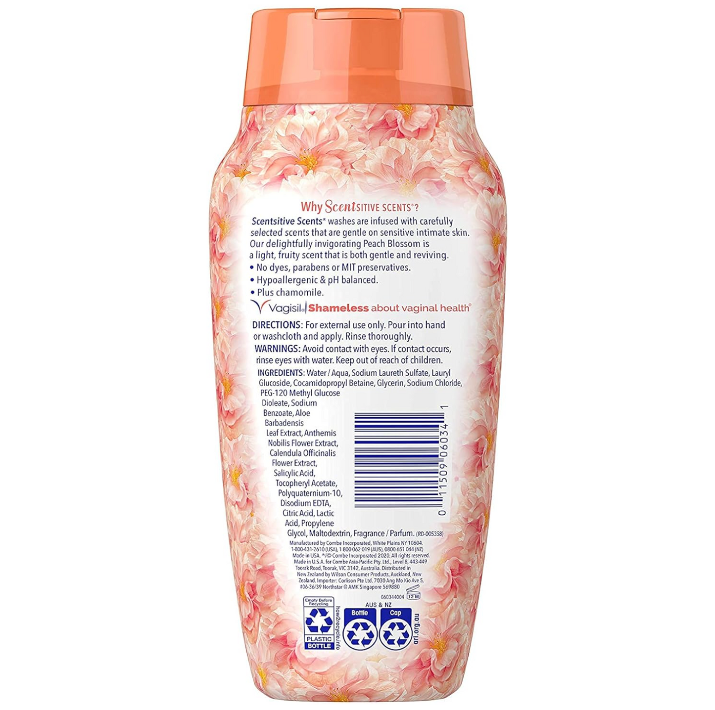 Vagisil: Peach Blossom Feminine Wash (360ml)