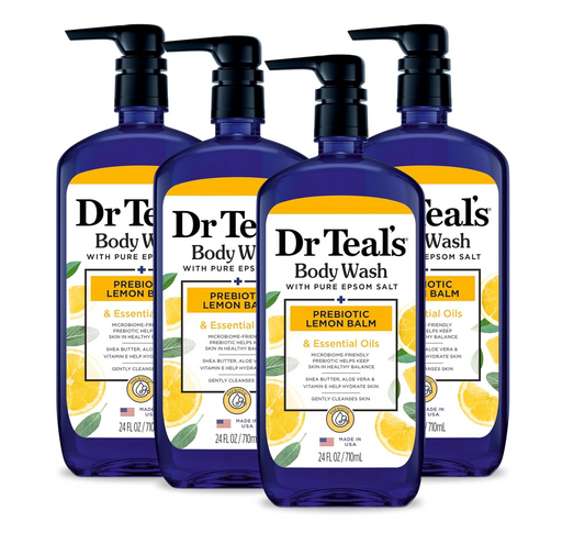Dr Teal's Body Wash: Prebiotic Lemon Balm & Sage