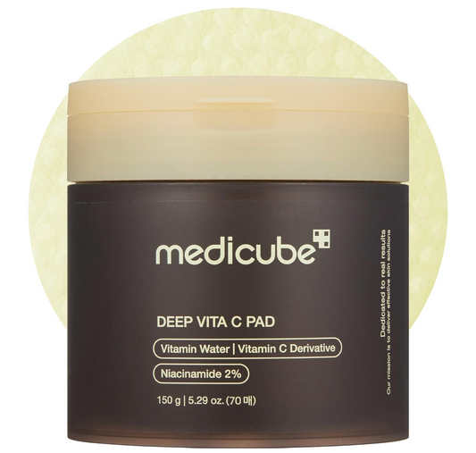 Medicube Toner Pads: Deep Vita C Facial Toner Pad | 70 Pads