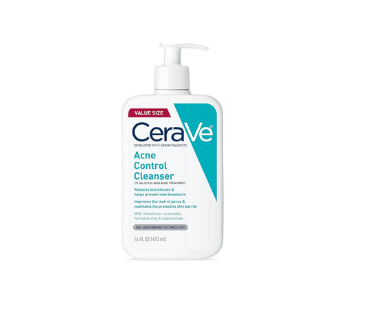 CERAVE: Acne Control Cleanser (2% Salicylic Acid Acne Treatment) 355mL