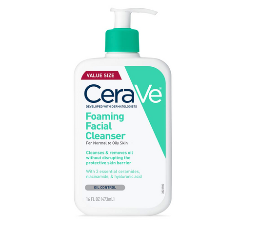 CERAVE: Foaming Facial Cleanser (Normal to Oily Skin) 473mL