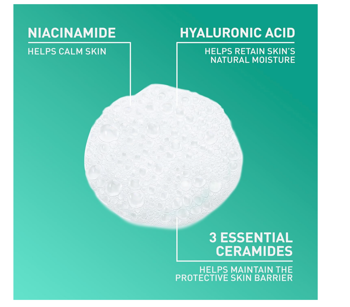 CERAVE: Foaming Facial Cleanser (Normal to Oily Skin) 473mL