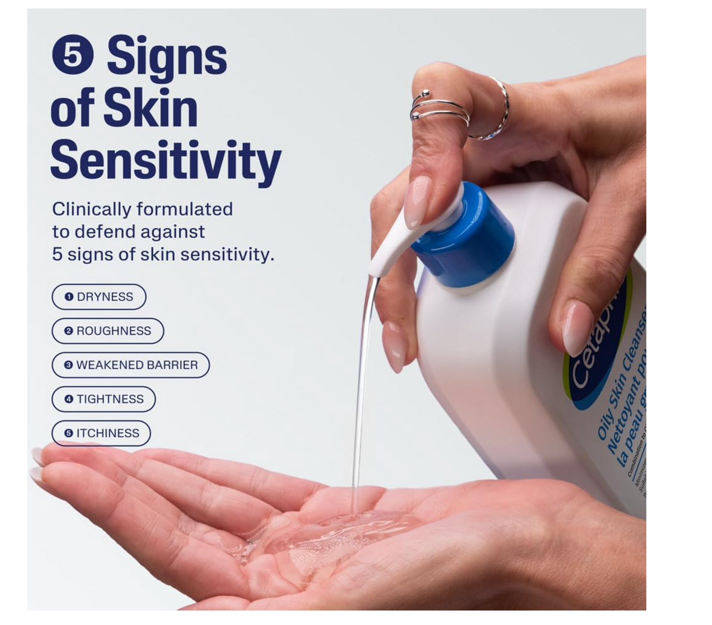 Cetaphil: Oily Skin Cleanser (Combination to Oily Skin) 473mL