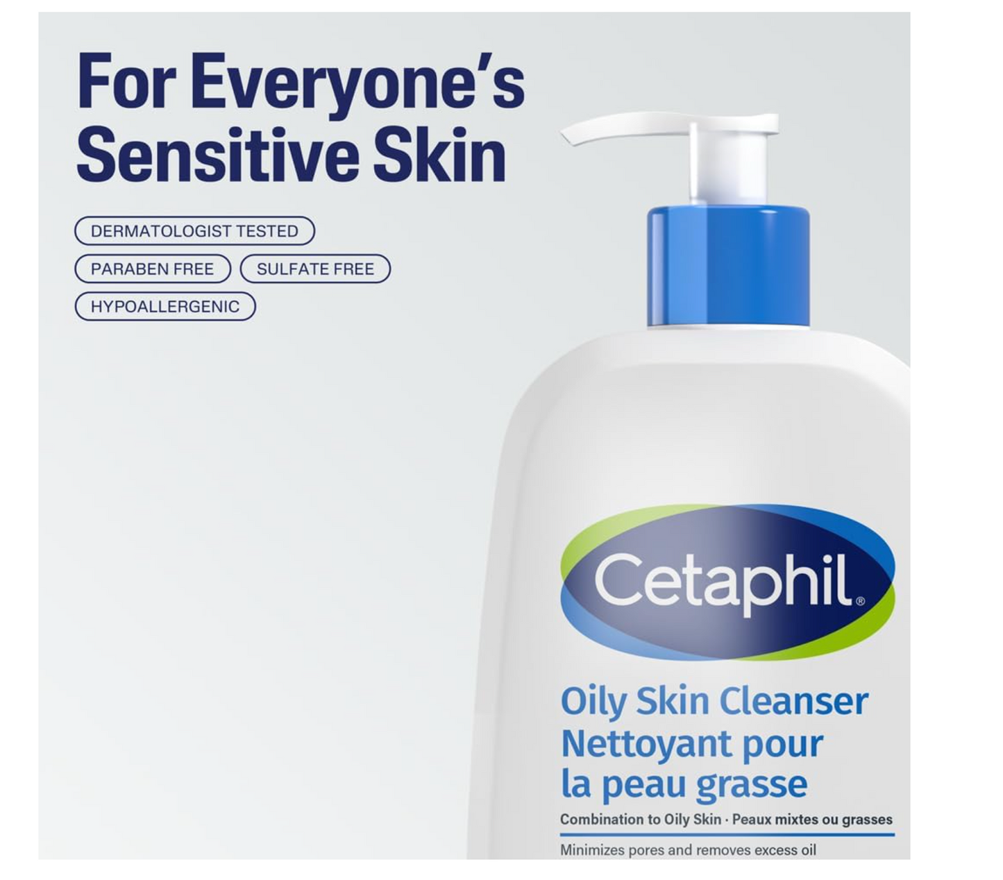 Cetaphil: Oily Skin Cleanser (Combination to Oily Skin) 473mL