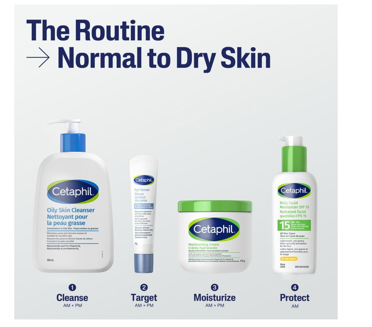 Cetaphil: Oily Skin Cleanser (Combination to Oily Skin) 473mL