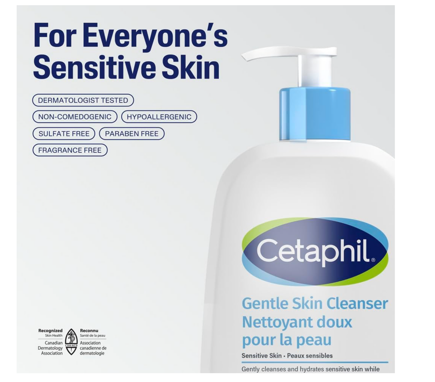 Cetaphil: Gentle Skin Cleanser (Sensitive Skin) 473mL