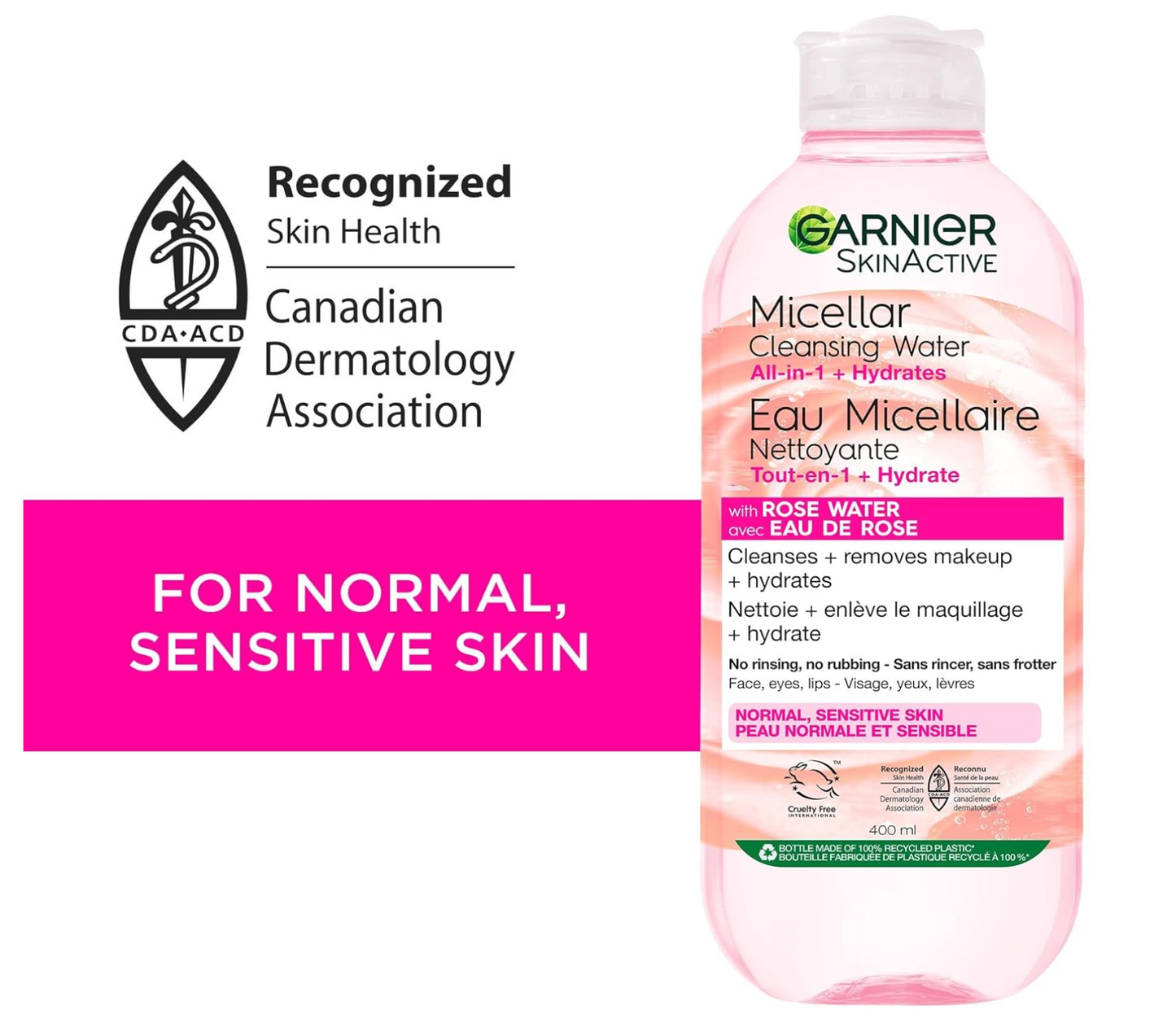 Garnier - Micellar Cleansing Water (Soothes)