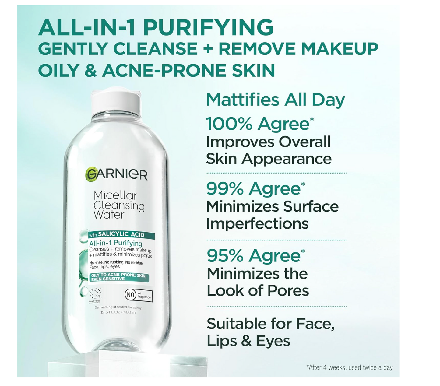 Garnier - Micellar Cleansing Water (Purifies)