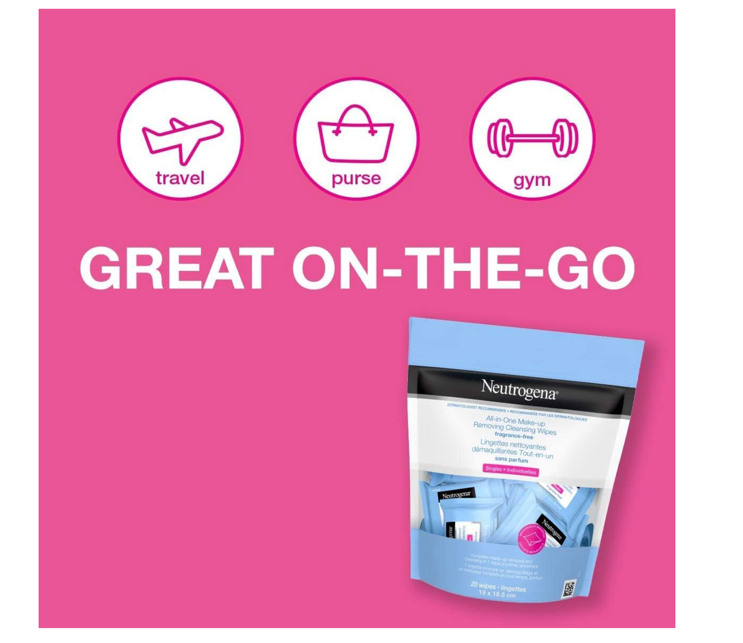 Neutrogena - Make-up Removing Cleansing Wipes (Singles)