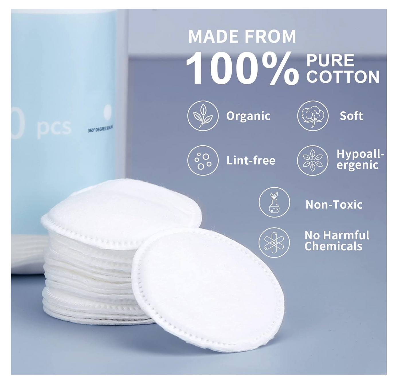 MSQ Cotton Rounds (100 pcs)