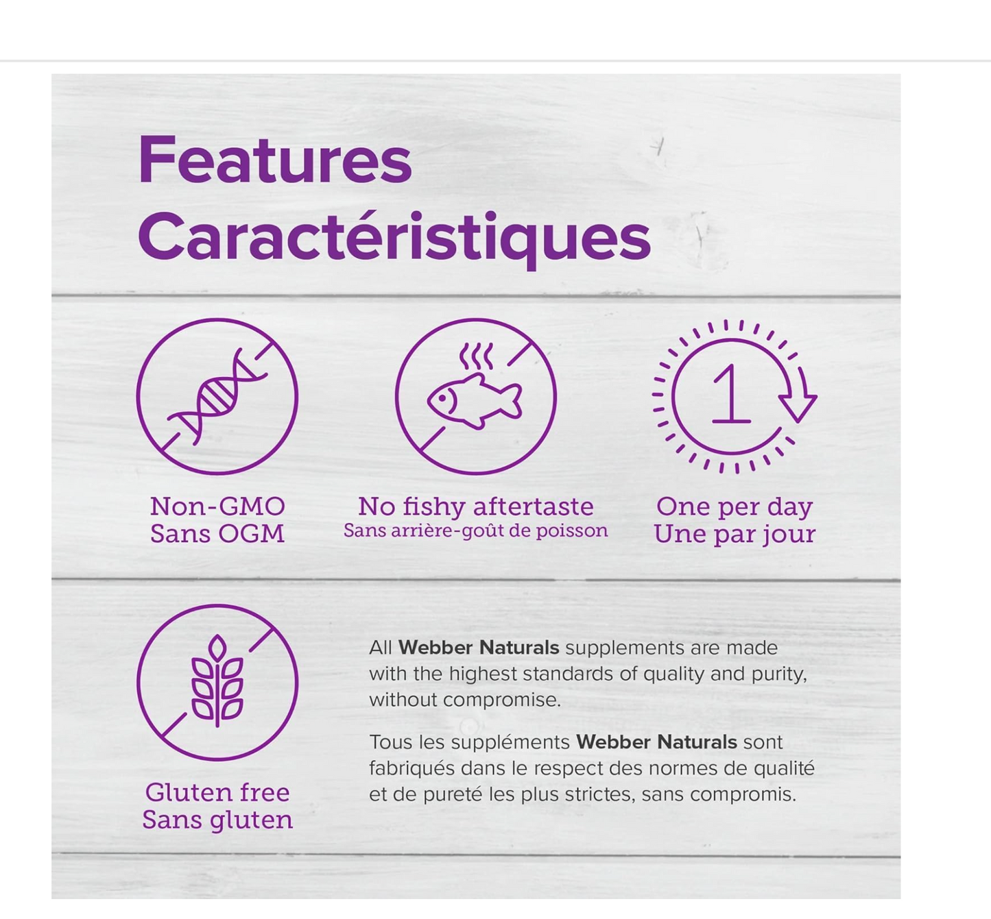 Webber Naturals: Omega-3 EPA/DHA 900 mg (80 pcs)