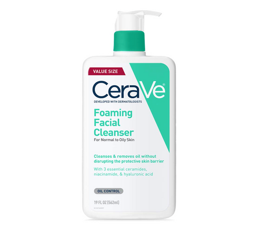 CERAVE: Foaming Facial Cleanser (Normal to Oily Skin) 562mL