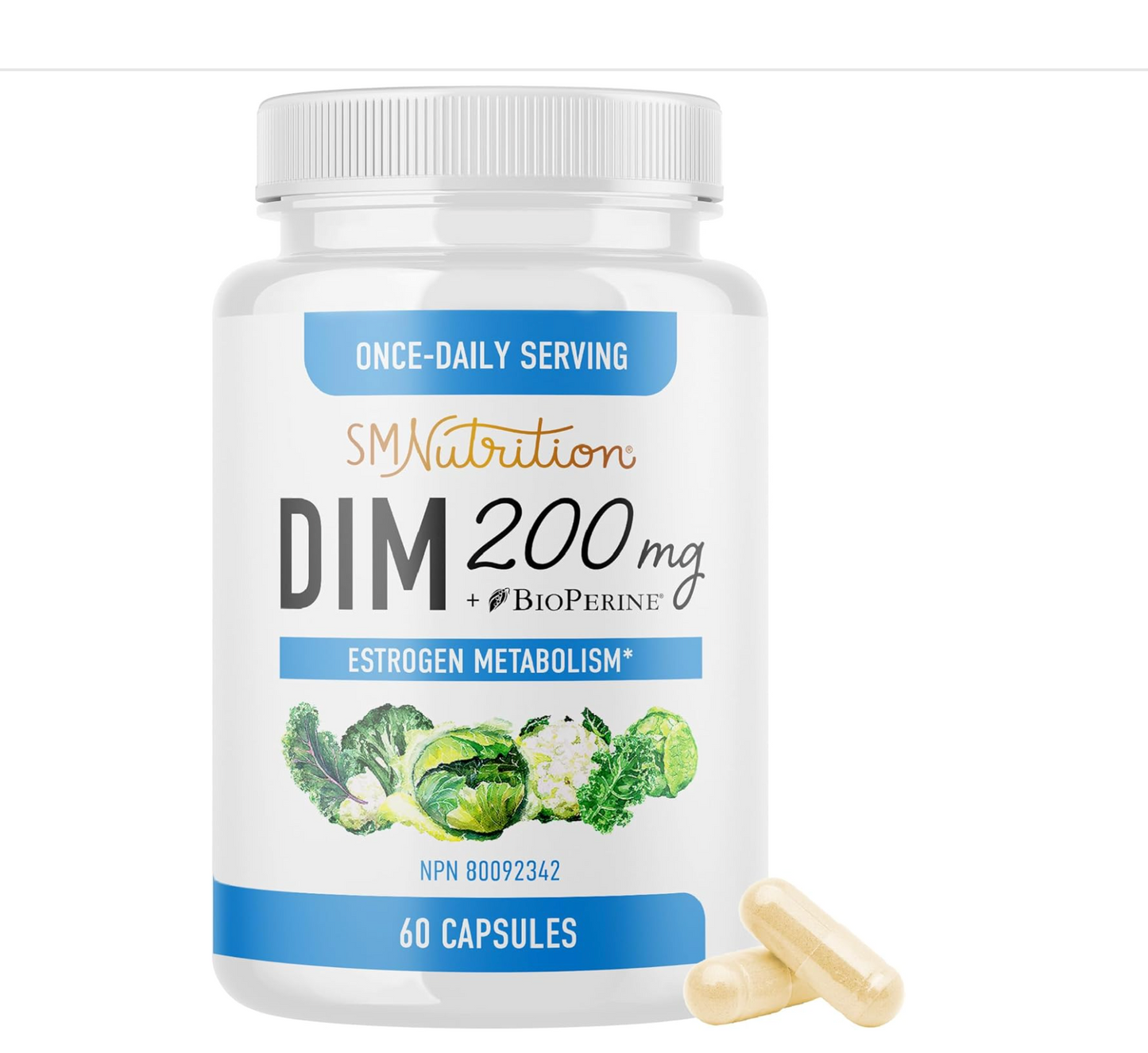 DIM Supplement 200 mg | Estrogen Balance for Women & Men