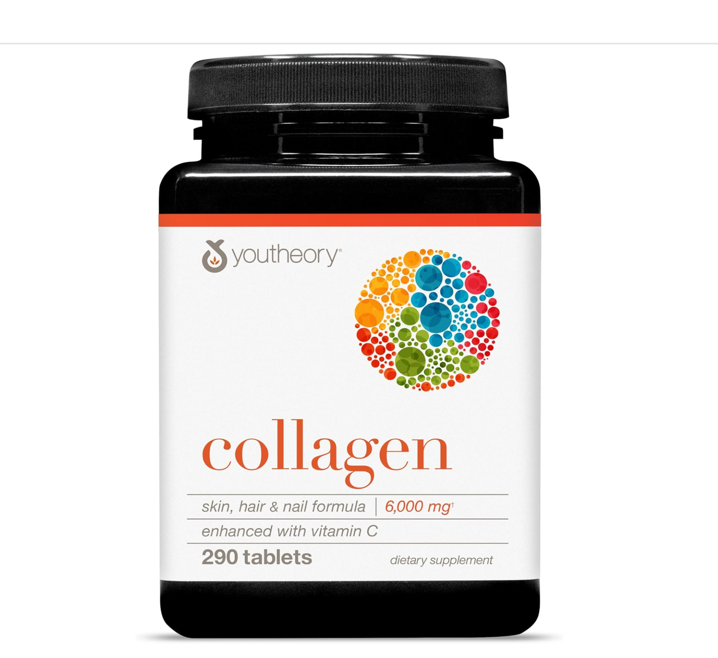Youtheory Collagen: Advanced Formula with Vitamin C 290