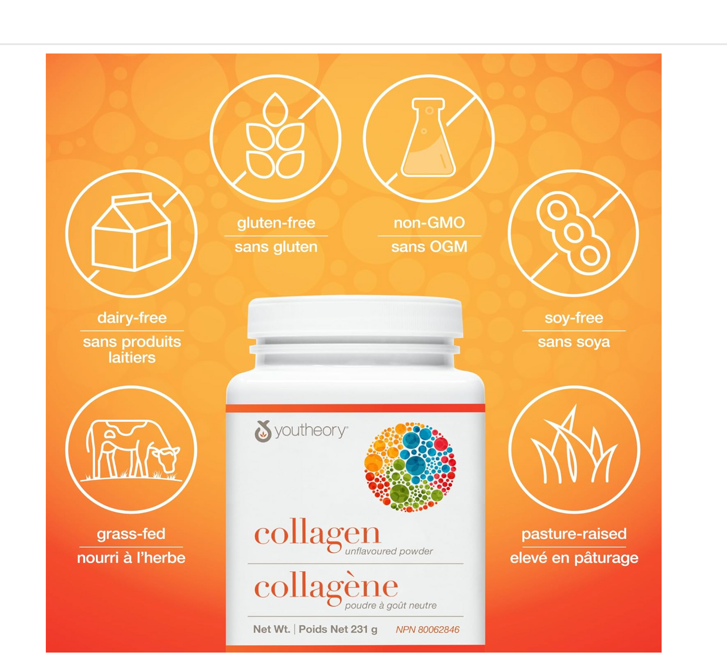 Youtheory Collagen Powder with Vitamin C and Biotin