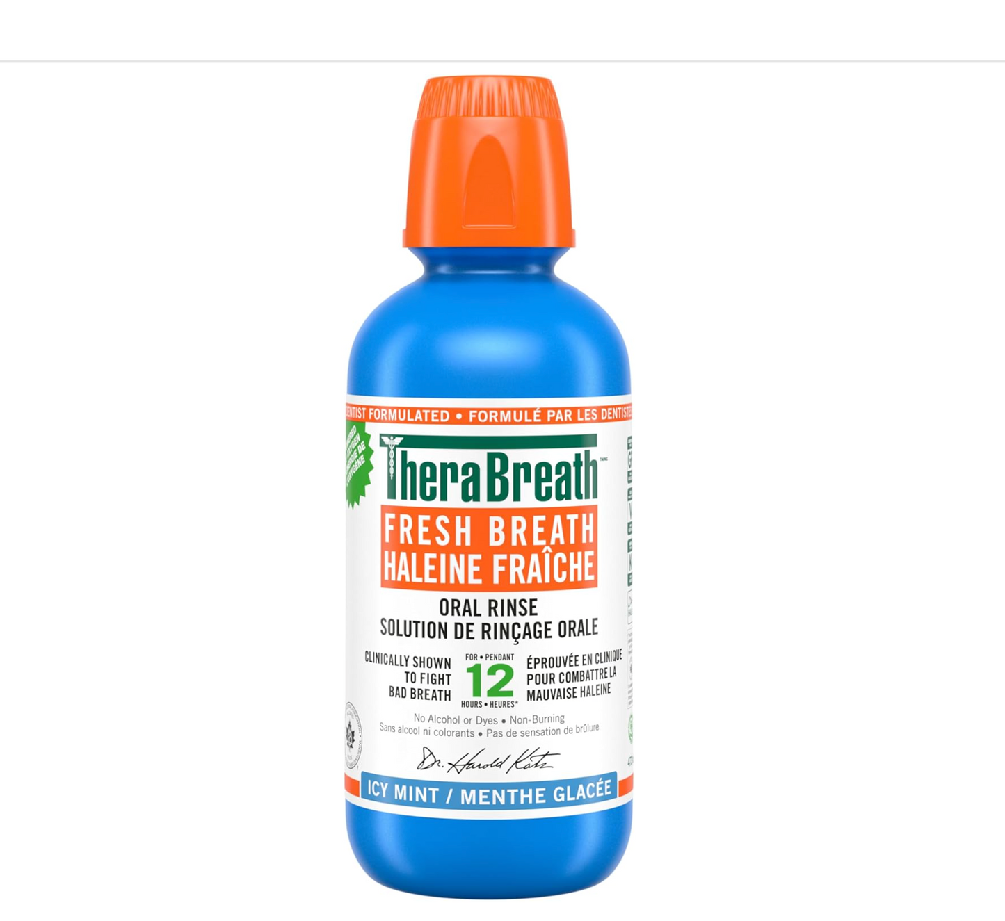TheraBreath Fresh Breath Mouthwash: Icy Mint Flavor