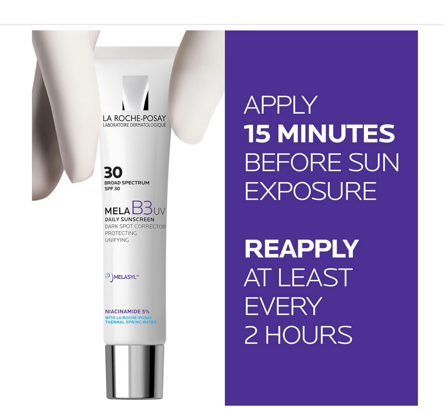 La Roche-Posay: Mela B3 Sunscreen & Face Moisturizer (40mL)