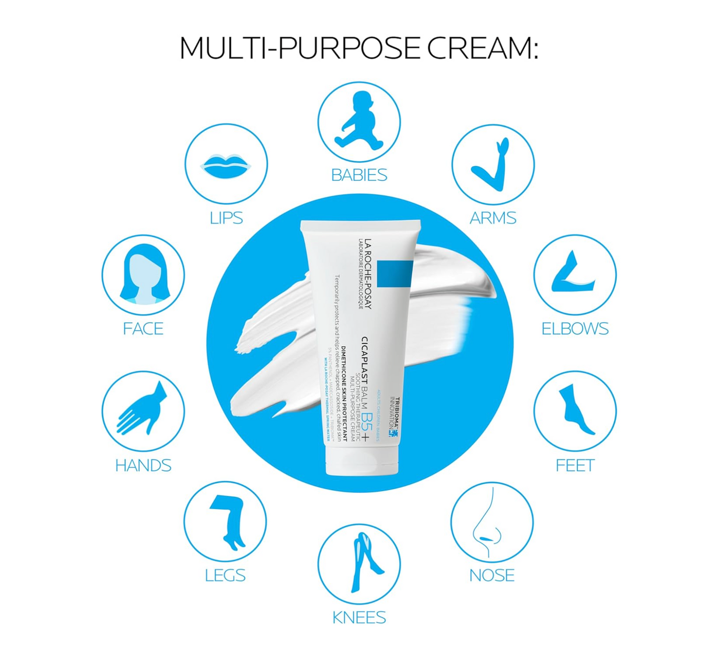 La Roche-Posay: Cicaplast Baume B5, Healing Ointment and Soothing Cream (100mL)