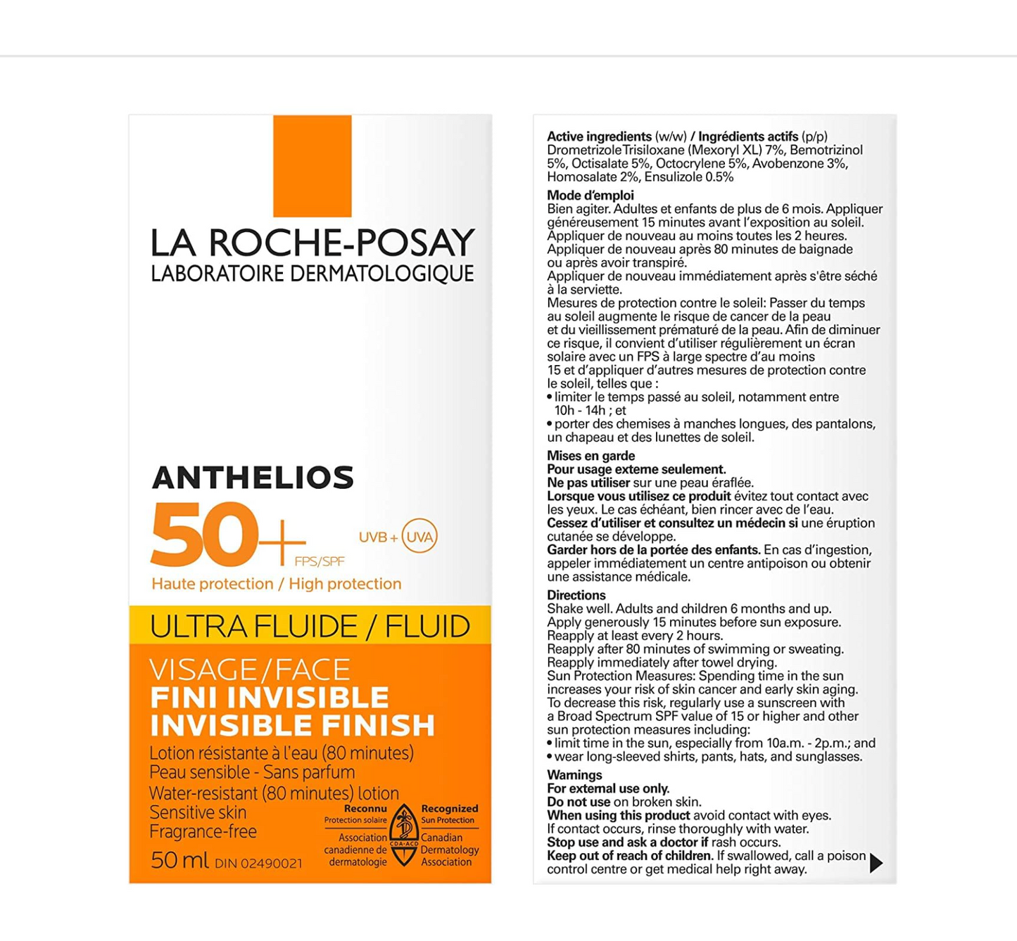La Roche-Posay: Anthelios Face Sunscreen (50mL)