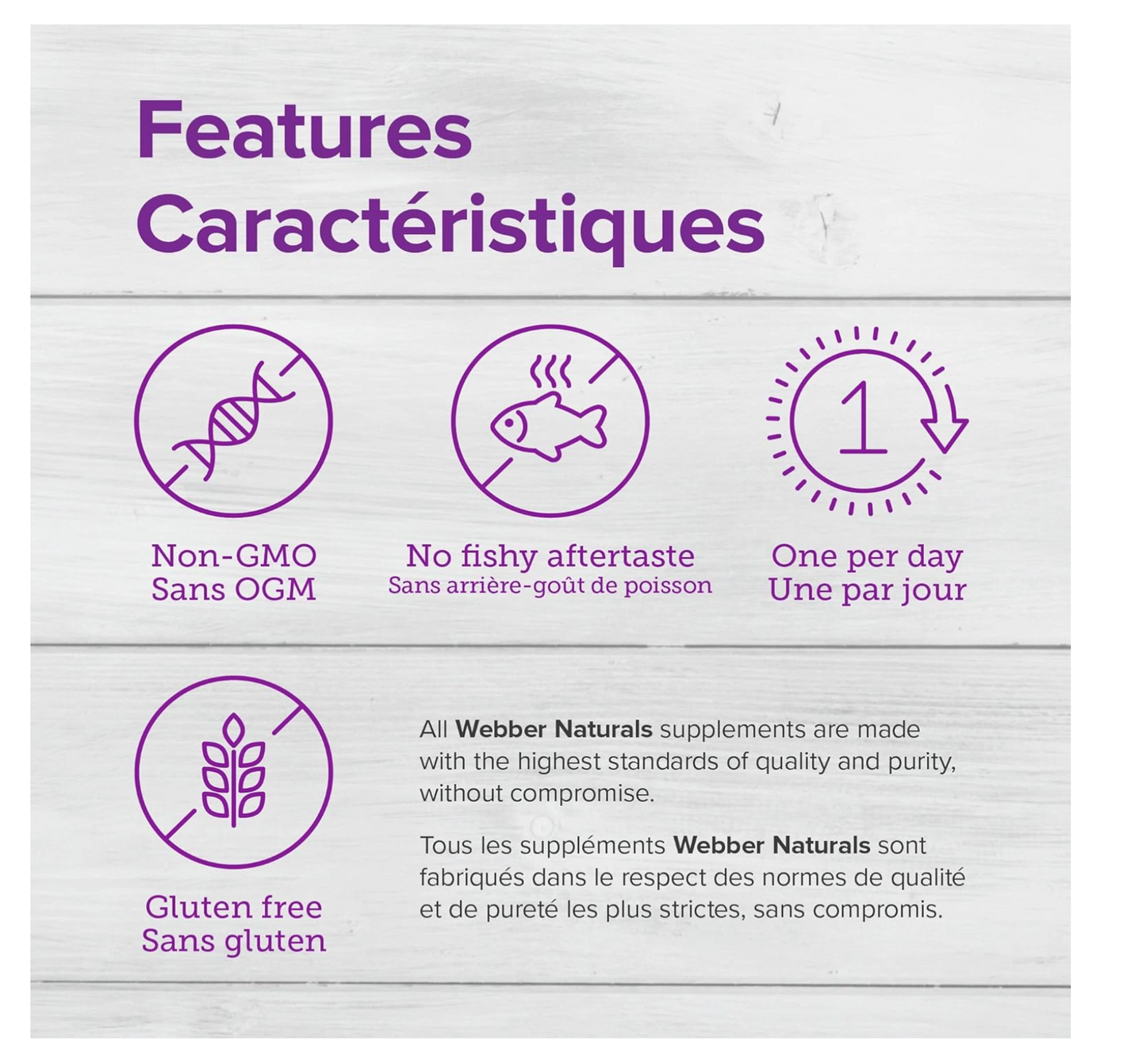 Webber Naturals: Omega-3 EPA/DHA 900 mg (120 pcs)