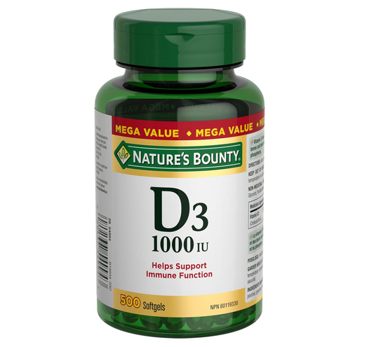 NATURE'S BOUNTY: Vitamin D3, 1000 IU