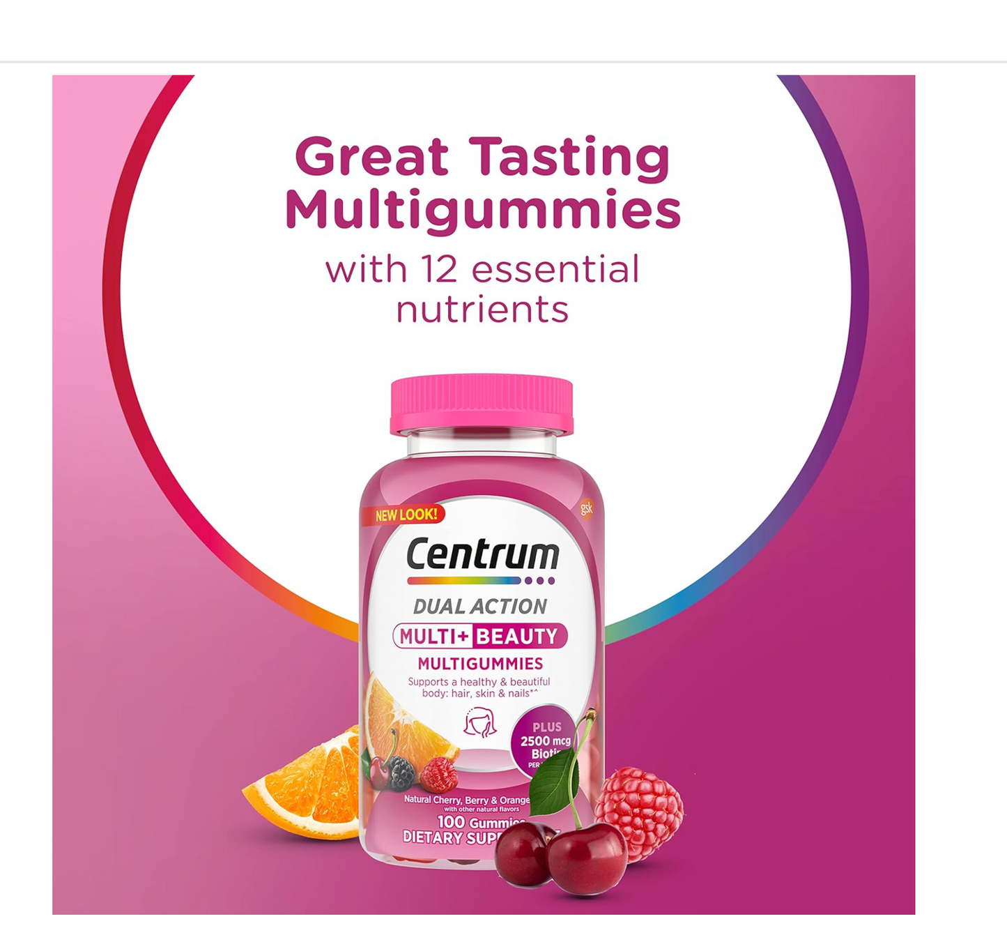 Centrum MultiGummies, Multi+Beauty Multi Gummies (90pcs)