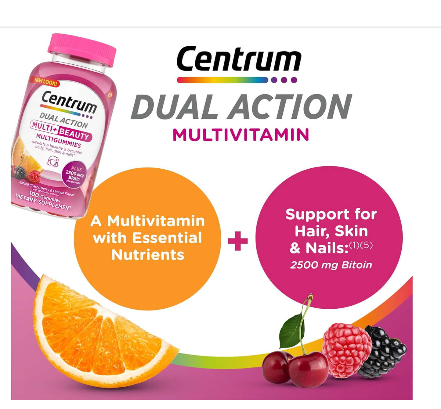 Centrum MultiGummies, Multi+Beauty Multi Gummies (90pcs)