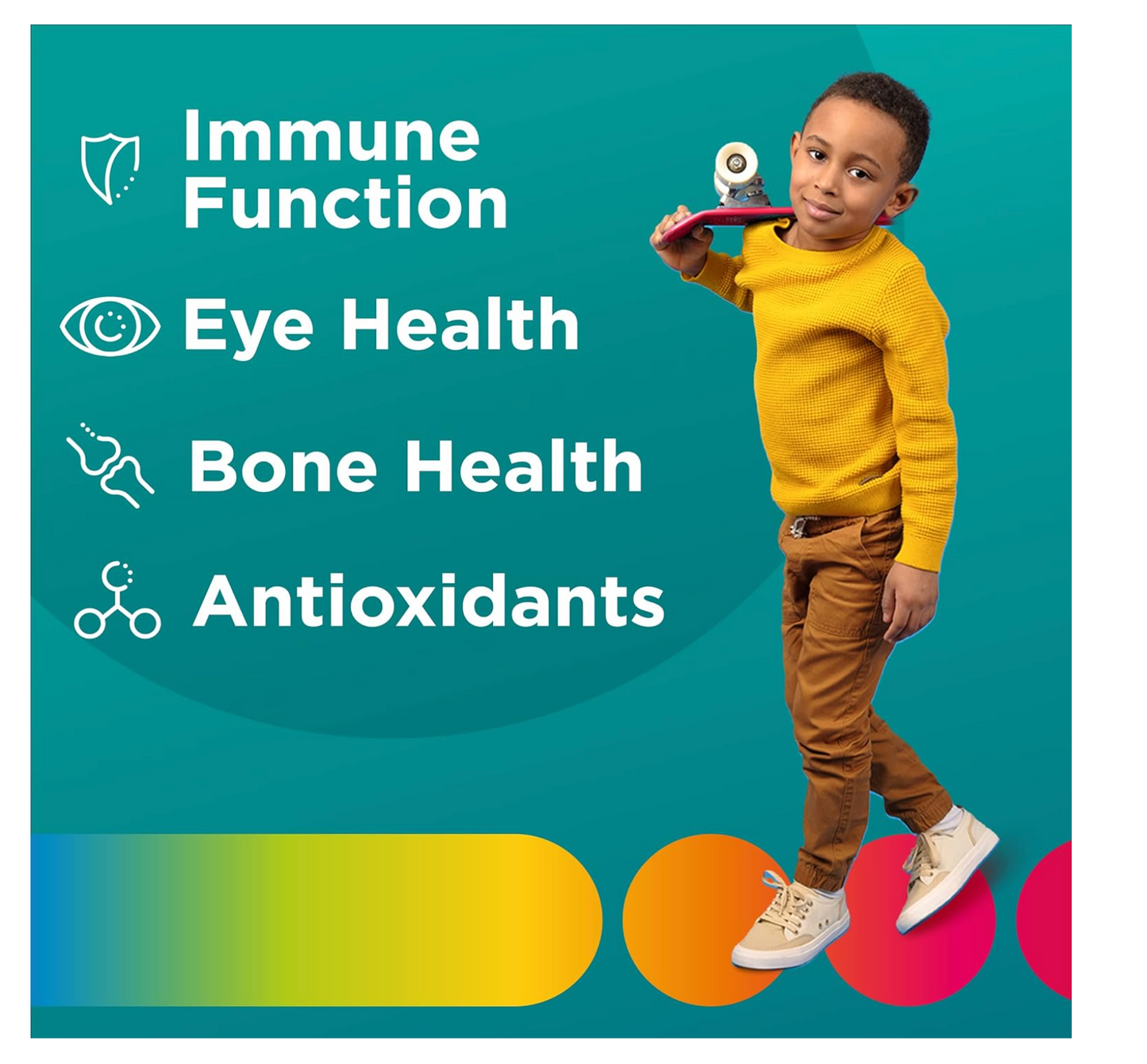 Centrum Junior MultiGummies, Tropical Fruit Multivitamin and Multimineral Supplement