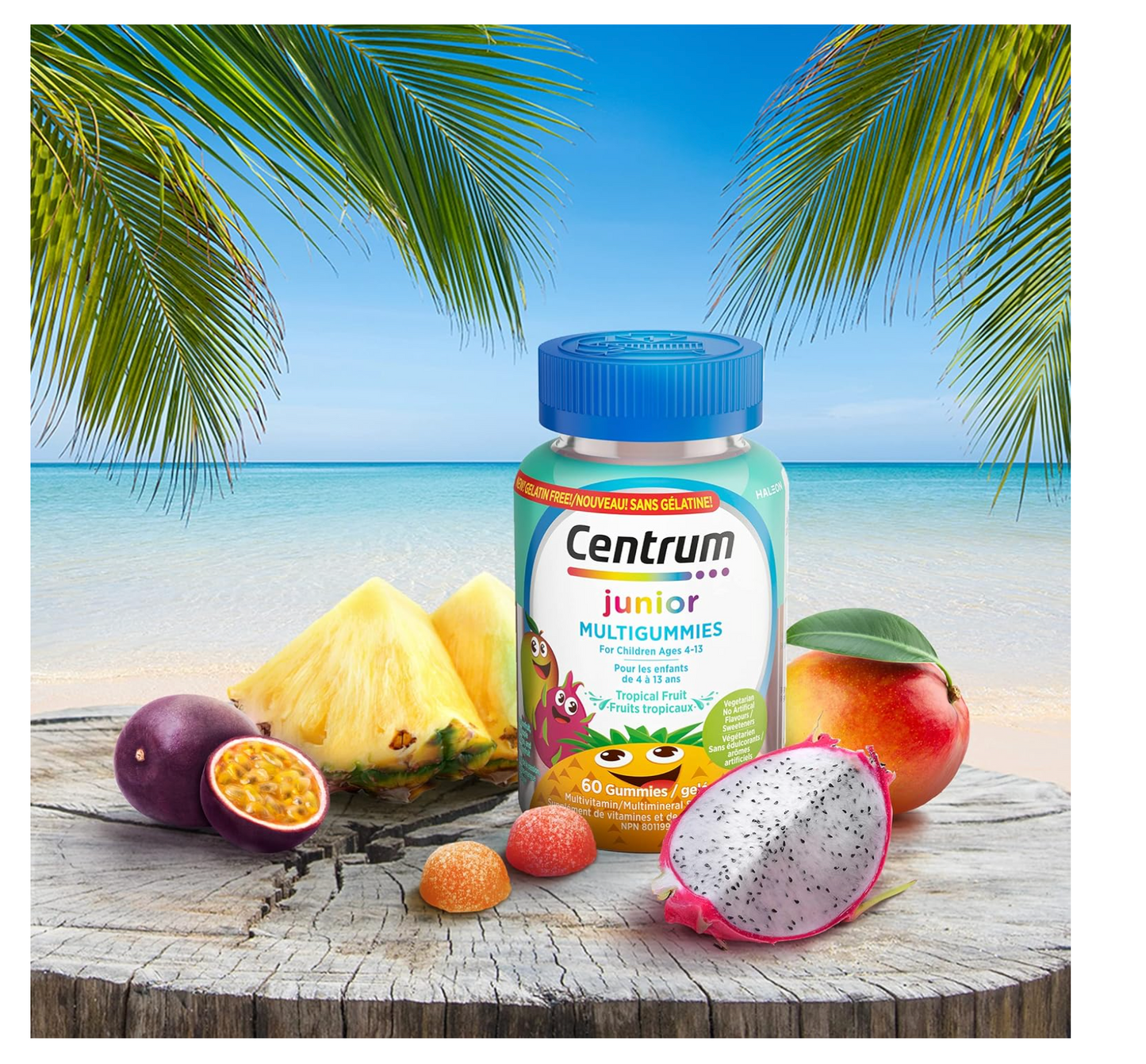 Centrum Junior MultiGummies, Tropical Fruit Multivitamin and Multimineral Supplement