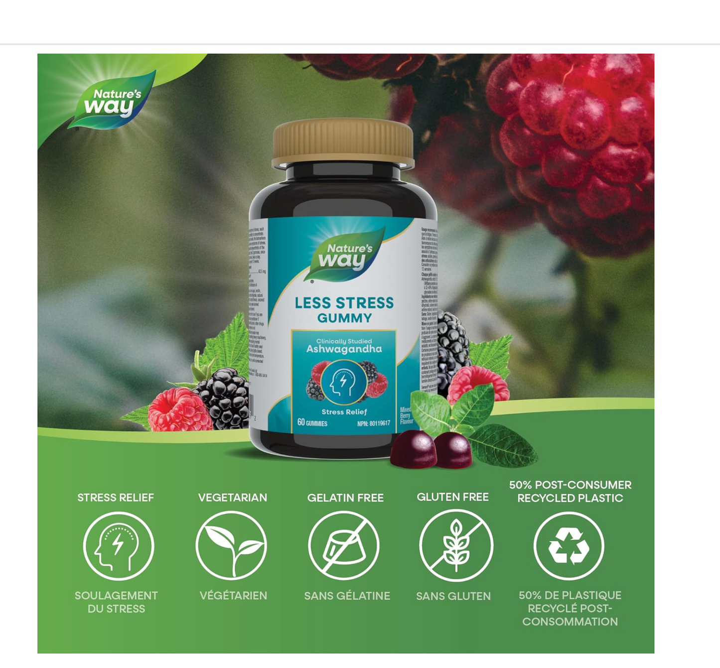 Nature's Way Less: Stress Gummies