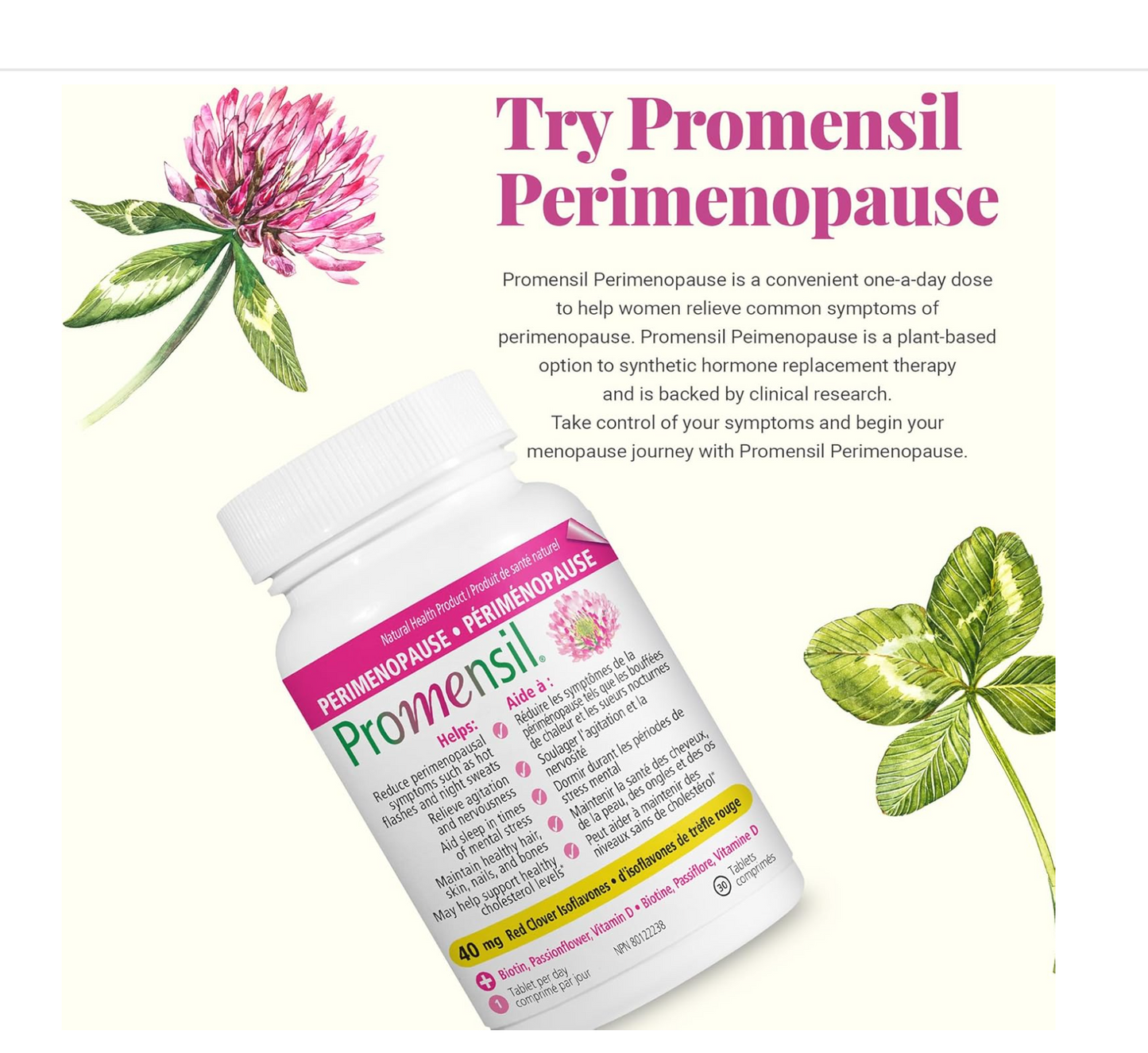 Promensil: Perimenopause