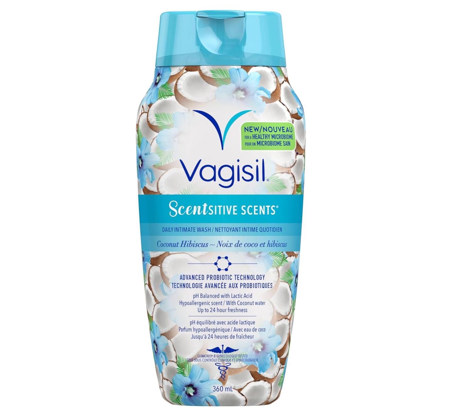 Vagisil: Coconut Hibiscus Feminine Wash (360ml)