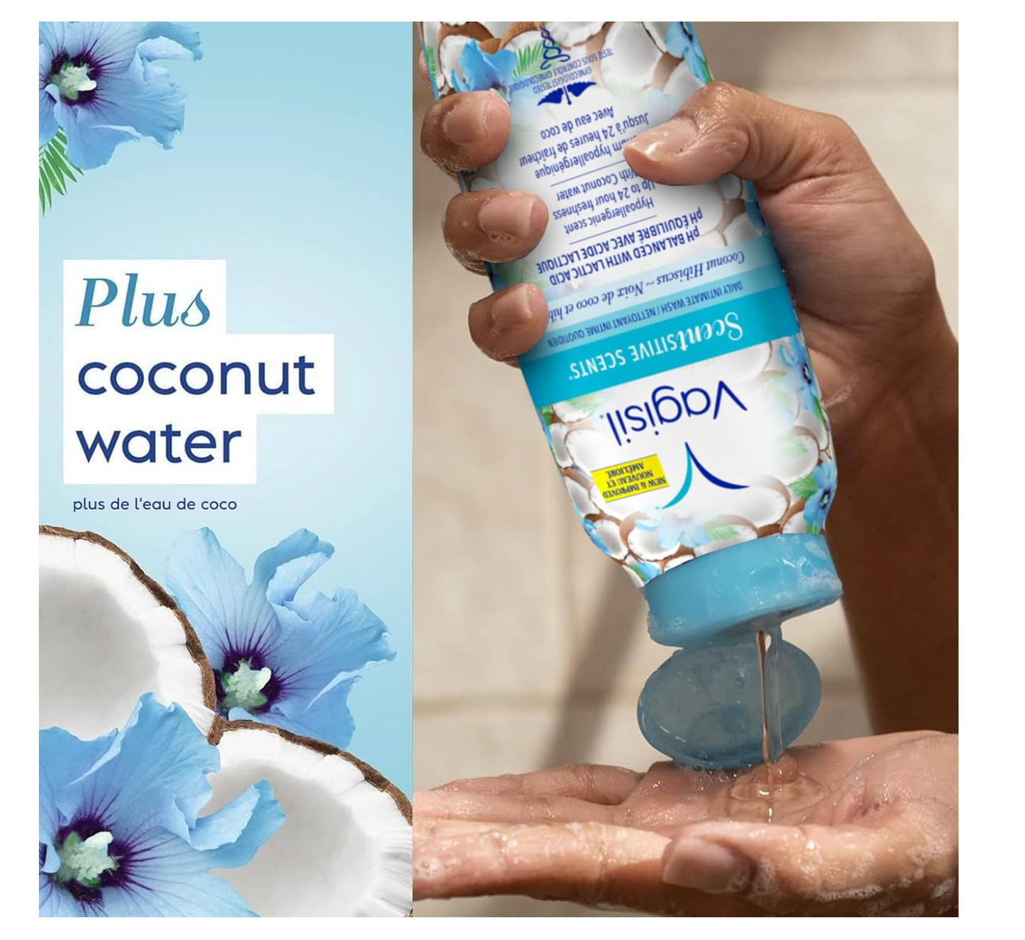 Vagisil: Coconut Hibiscus Feminine Wash (360ml)