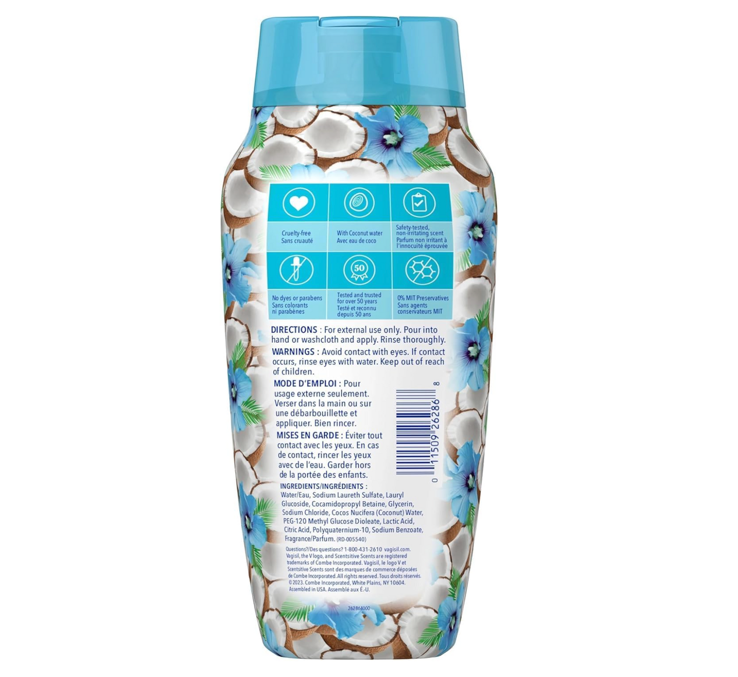 Vagisil: Coconut Hibiscus Feminine Wash (360ml)