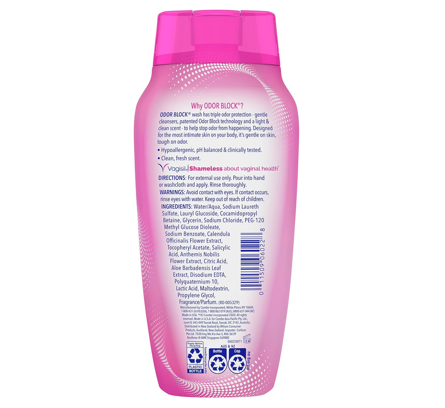 Vagisil: Odor Block Daily Intimate Wash 12 oz