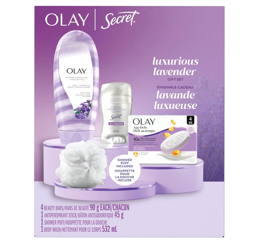 Olay + Secret: Luxurious Lavender Gift Set
