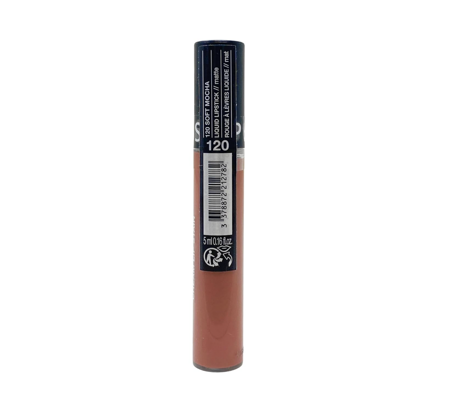 SEPHORA: Cream Lip Stain 10HR Liquid Lipstick (120 Soft Mocha)