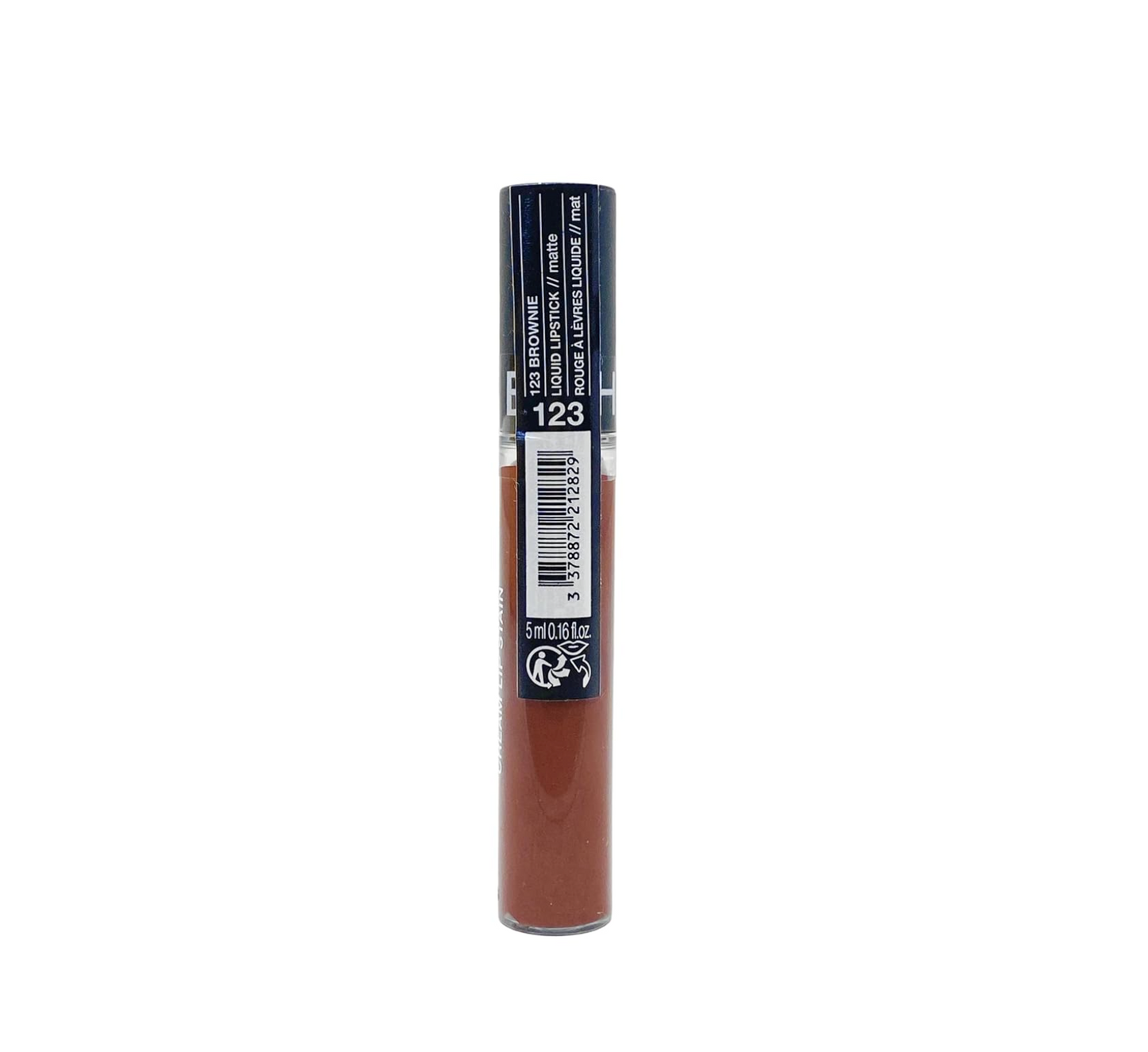 SEPHORA: Cream Lip Stain 10HR Liquid Lipstick (123 Brownie)