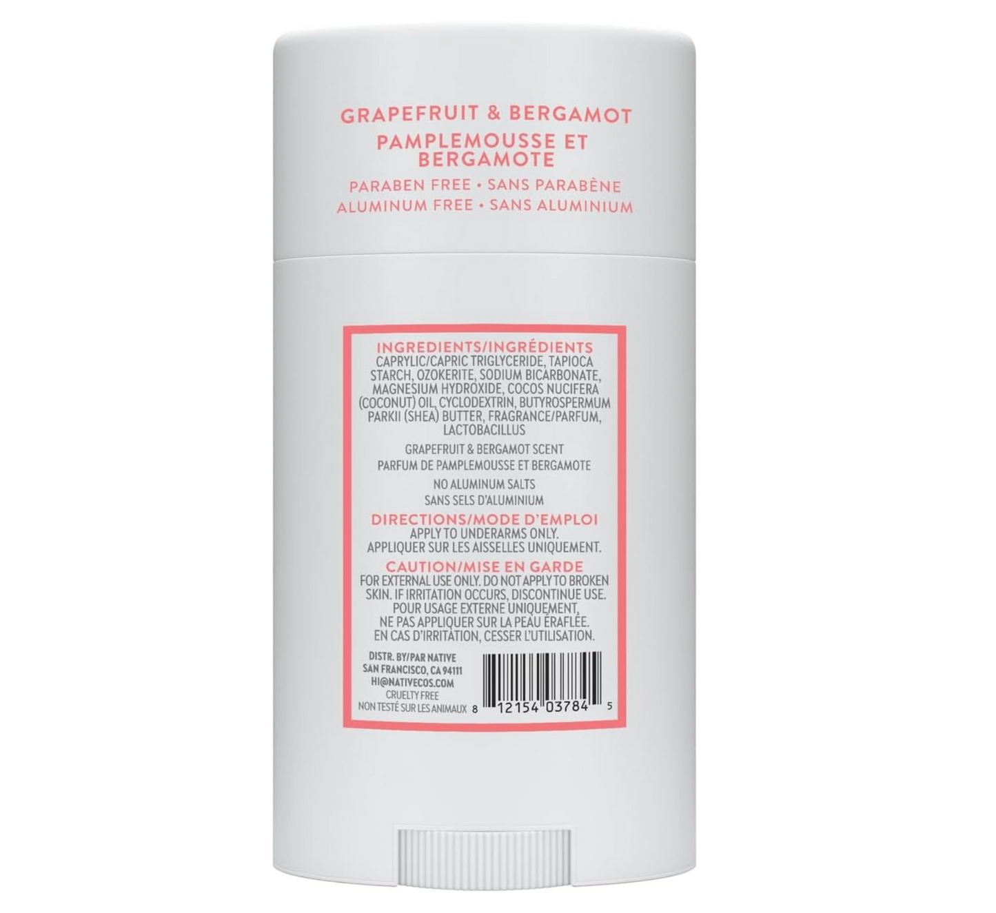 Native Deodorant: Grapefruit & Bergamot