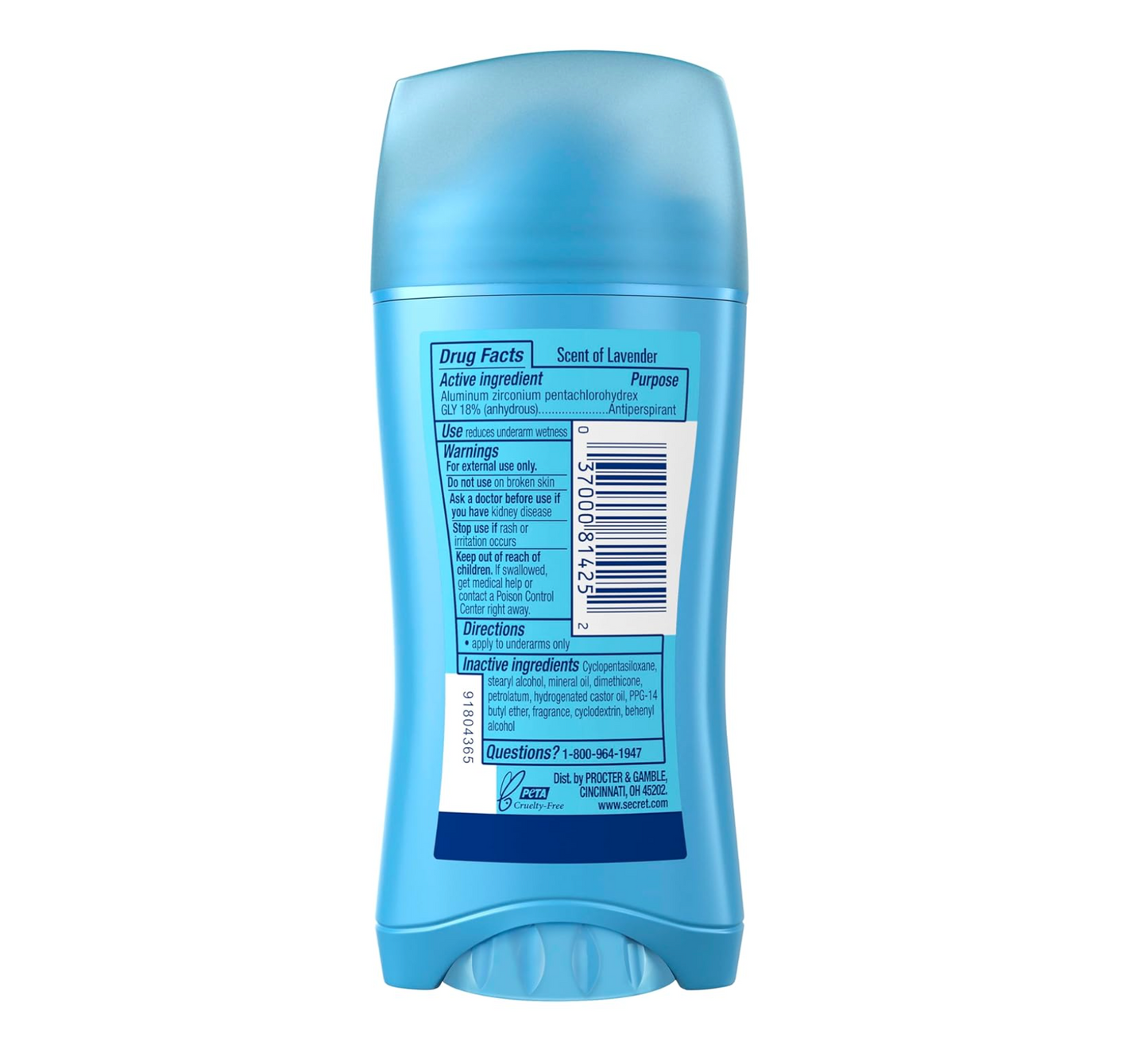 Secret Deodorant: Clean Lavender